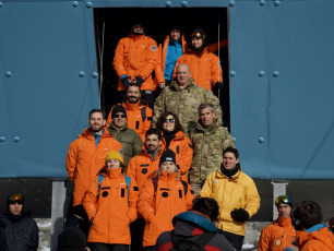 Antarctica, Argentina.- In the photos taken on April 20, 2023, during the inauguration of three new multidisciplinary laboratories for the Esperanza, Orcadas and San Martín bases, together with two scientific refuges on the Vega and Cerro Nevado islands, which form part of the first stage of the infrastructure program promoted by the Ministry of Science, Technology and Innovation, which seeks to promote research in the Argentine Antarctic.