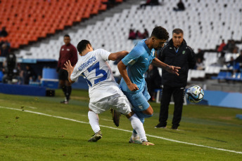 Mendoza, Argentina.- En las fotos tomadas el 30 de mayo del 2023, durante el partido entre Israel y Uzbekistán en los octavos de final 2 del torneo FIFA, Mundial Sub 20 en el Mundialista de Mendoza. Israel venció 1-0 a Uzbekistán. El único gol del partido, se hizo a los 51 minutos del segundo tiempo, por Anan Khalaili. Israel sigue camino y pasa a la Cuartos de Final.