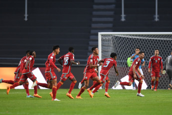 La Plata, Argentina.- En las fotos tomadas el 21 de mayo del 2023, durante el partido entre Colombia e Israel en un encuentro por la primera fecha del Grupo C del Mundial Sub-20 de Argentina en el estadio Ciudad de La Plata. Colombia se impuso a Israel por 2-1, Gustavo Puerta, fue quien anotó los goles en la selección Colombia Sub-20.