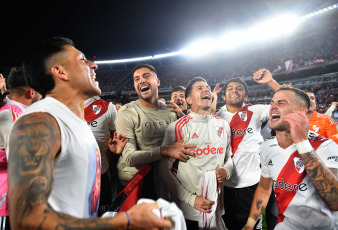 Buenos Aires, Argentina.- En las fotos tomadas el 7 de mayo del 2023, durante el partido entre River Plate y Boca Juniors por la fecha 15 de la Liga Profesional de Fútbol, en el Monumental ante más de 83 mil personas. River se impuso por 1 a 0 a un gol de Miguel Borja y sigue firme en lo más alto de la Liga Profesional con 37 unidades, sacándole 19 puntos a su clásico rival.