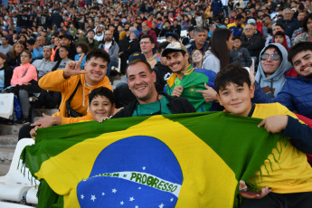 Mendoza, Argentina.- En las fotos tomadas el 21 de mayo del 2023, durante el partido entre Italia y Brasil en el estadio Malvinas Argentinas de Mendoza cerrando la segunda jornada del Mundial Sub-20. Italia ganó 3-2 ante Brasil y lidera el Grupo D. Brasil buscará recuperarse cuando enfrente en la próxima fecha a la debutante República Dominicana. Por su parte, Italia buscará la clasificación en su próximo partido ante su similar de Nigeria.