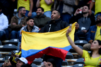 La Plata, Argentina.- En las fotos tomadas el 21 de mayo del 2023, durante el partido entre Colombia e Israel en un encuentro por la primera fecha del Grupo C del Mundial Sub-20 de Argentina en el estadio Ciudad de La Plata. Colombia se impuso a Israel por 2-1, Gustavo Puerta, fue quien anotó los goles en la selección Colombia Sub-20.