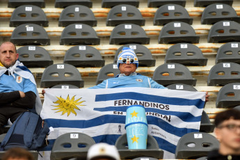 La Plata, Argentina.- En las fotos tomadas el 22 de mayo del 2023, durante el partido entre Uruguay e Irak en un encuentro disputado en el Estadio Único 'Diego Armando Maradona' de La Plata. Uruguay se estrenó en el Mundial Sub 20 de Argentina con una goleada de 4-0 sobre Irak, catapultándolo hacia la cima del Grupo E. Matías Abaldo, Andrés Ferrari, Facundo González y Alan Matturro, marcaron los goles que le dieron los primeros tres puntos a los dirigidos por Marcelo Broli.