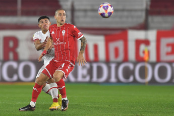 Buenos Aires, Argentina.- En las fotos tomadas el 29 de mayo del 2023, durante el partido entre Union y Huracán en un encuentro por la jornada 18 de la Liga Profesional Argentina en el Estadio Tomás Adolfo Ducó. Union venció por 1-0 a Huracán con un gol de Mauro Luna Diale, a los 22 minutos. En la próxima fecha, Huracán se medirá con Central Córdoba, mientras que Union tendrá como rival a Gimnasia.