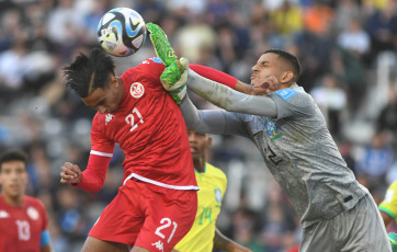 La Plata, Argentina.- En las fotos tomadas el 31 de mayo del 2023, durante el partido entre Brasil y Túnez en el Estadio Único de La Plata. Brasil ganó por 4 - 1 a Túnez. Con este resultado, la Selección latinoamericana clasificó a cuartos de final y se enfrentará a Israel.