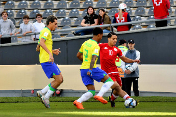 La Plata, Argentina.- En las fotos tomadas el 31 de mayo del 2023, durante el partido entre Brasil y Túnez en el Estadio Único de La Plata. Brasil ganó por 4 - 1 a Túnez. Con este resultado, la Selección latinoamericana clasificó a cuartos de final y se enfrentará a Israel.