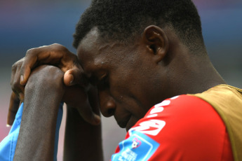 Santiago del Estero, Argentina.- En las fotos tomadas el 1 de junio del 2023, durante el partido entre Uruguay y Gambia por los octavos de final del Mundial Sub-20 en el estadio Madre de Ciudades en Santiago del Estero (norte). Uruguay venció a Gambia por 1 a 0 con el gol de Anderson Duarte (65) y avanzó a los cuartos de final del certamen ecuménico, donde afrontará un duelo frente a Estados Unidos.