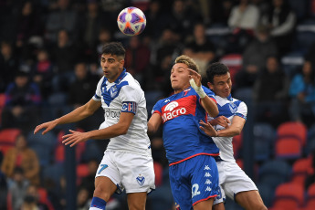 Buenos Aires, Argentina.- In the photos taken on June 22, 2023, during the match between Tigre and Vélez for matchday 21 of the Argentine Professional League at the Monumental Stadium in Victoria. Tigre beat Vélez 2-1 at home. On the next date, Tigre will face Defensa y Justicia, while Vélez will have Arsenal as a rival.