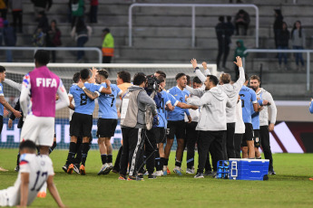 Santiago del Estero, Argentina.- En las fotos tomadas el 4 de junio del 2023, durante el partido entre Uruguay y Estados Unidos por los cuartos de final del Mundial Sub 20. Uruguay le ganó 2-0 a Estados Unidos y se clasificó a las semifinales donde se enfrentará a Israel.