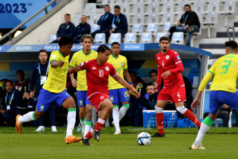 La Plata, Argentina.- En las fotos tomadas el 31 de mayo del 2023, durante el partido entre Brasil y Túnez en el Estadio Único de La Plata. Brasil ganó por 4 - 1 a Túnez. Con este resultado, la Selección latinoamericana clasificó a cuartos de final y se enfrentará a Israel.