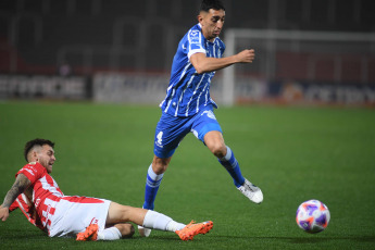 Mendoza, Argentina.- In the photos taken on July 30, 2023, during the match between Instituto de Córdoba and Godoy Cruz in the match valid for the 27th. date that marked the end of the Professional Football League, at the Malvinas Argentinas stadium. Godoy Cruz de Mendoza thrashed Instituto 4-2. Godoy Cruz will debut in zone B of the Professional League Cup against Defensa y Justicia, in Florencio Varela, while Instituto will visit Arsenal in zone A.