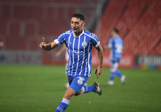 Mendoza, Argentina.- En las fotos tomadas el 30 de julio del 2023, durante el partido entre Instituto de Córdoba y Godoy Cruz en el partido válido por la 27ma. fecha que marcó el final de la Liga Profesional de Fútbol, en el estadio Malvinas Argentinas. Godoy Cruz de Mendoza goleó a Instituto por 4 a 2. Godoy Cruz debutará en la zona B de la Copa de la Liga Profesional ante Defensa y Justicia, en Florencio Varela, mientras que Instituto visitará a Arsenal por la zona A.