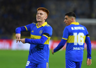 Buenos Aires, Argentina.- En las fotos tomadas el 24 de julio del 2023, durante el partido entre Boca y Newell's por la fecha 26 de la Liga Profesional de Fútbol (LPF), en el estadio Alberto J. Armando. Boca derrotó a Newell´s por 2 a 1 obteniendo un triunfo clave para su lucha de terminar el semestre dentro de los clasificados a la Copa Sudamericana 2024.