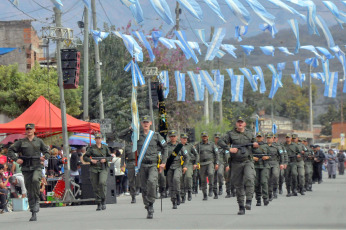 Jujuy, Argentina.- In the photos taken on August 23, 2023, during the commemoration of the Jujeño Exodus of 1812 with acts that exalted the heroism of its people. The date commemorates the actions of the people of Jujuy who received the order to abandon their homes, their belongings and leave the enemy scorched earth.