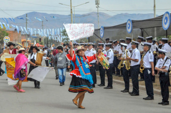 Jujuy, Argentina.- In the photos taken on August 23, 2023, during the commemoration of the Jujeño Exodus of 1812 with acts that exalted the heroism of its people. The date commemorates the actions of the people of Jujuy who received the order to abandon their homes, their belongings and leave the enemy scorched earth.