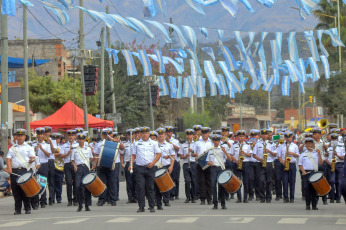 Jujuy, Argentina.- In the photos taken on August 23, 2023, during the commemoration of the Jujeño Exodus of 1812 with acts that exalted the heroism of its people. The date commemorates the actions of the people of Jujuy who received the order to abandon their homes, their belongings and leave the enemy scorched earth.