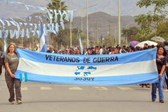 Jujuy, Argentina.- In the photos taken on August 23, 2023, during the commemoration of the Jujeño Exodus of 1812 with acts that exalted the heroism of its people. The date commemorates the actions of the people of Jujuy who received the order to abandon their homes, their belongings and leave the enemy scorched earth.