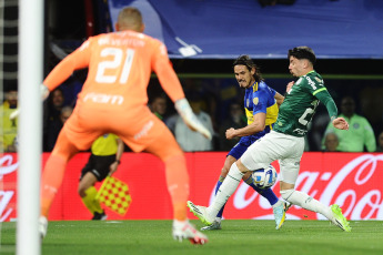 Buenos Aires, Argentina.- En las fotos tomadas el 28 de septiembre del 2023, durante el partido entre Boca Juniors y Palmeiras en el encuentro de ida de las semifinales de la Conmebol Libertadores disputado en La Bombonera. Boca igualó 0-0 con Palmeiras. Boca visitará a Palmeiras el próximo jueves en el Allianz Parque en busca del pasaje a la final de la Conmebol Libertadores.