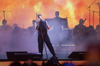 Rosario, Argentina.- En la foto tomada el 4 de marzo de 2023, en el Autódromo de Rosario comenzaba uno de los conciertos internacionales que marcan la agenda de espectáculos de la ciudad este 2023: Ricky Martin Sinfónico.