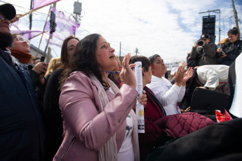 Buenos Aires, Argentina.- In the photos taken on September 5, 2023, the Team of Priests from poor towns and neighborhoods of Buenos Aires and Greater Buenos Aires participate in a mass "in reparation for the outrages" to the figure of Pope Francis spilled during the electoral campaign, in particular by the presidential candidate of La Libertad Avanza (LLA), Javier Milei.