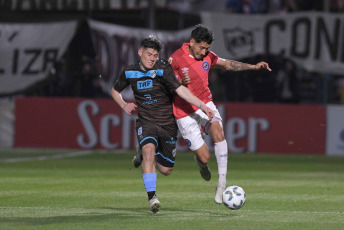 Buenos Aires, Argentina.- En las fotos tomadas el 2 de octubre del 2023, durante el partido entre Platense y Argentinos Juniors en el estadio Ciudad de Vicente López el último de los clásicos tradicionales de la fecha interzonal de la Copa. Platense igualó 0-0 con Argentinos Juniors, enfocados en objetivos diferentes. El local fue más en el primer tiempo y el visitante hizo lo propio en el complemento.