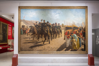 Buenos Aires, Argentina.- En las fotos tomadas el 4 de octubre del 2023, el director del Museo Histórico Nacional Gabriel Di Meglio, inauguró la Nueva exhibición permanente Tiempo de Provincias, lleva por título el nuevo guion curatorial, que le sigue a "Tiempo de Revolución", y que toma de 1820 a 1852 un período que se caracterizó por ser uno de los más violentos de la historia argentina.