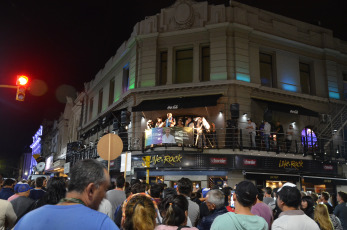 Entre Rios, Argentina.- En las fotos tomadas el 22 de octubre del 2023, el candidato a gobernador por Juntos por Entre Ríos, Rogelio Frigerio, brinda sus primeras declaraciones tras ganar las elecciones provinciales de Entre Rios. Frigerio, será a partir del 10 de diciembre el nuevo gobernador de la provincia, al imponerse por una leve diferencia al postulante por el peronismo, Adán Bahl, luego de 20 años de gobiernos peronistas en esa provincia litoraleña.