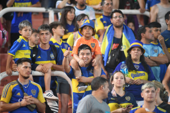 Mendoza, Argentina.- En las fotos tomadas el 27 de noviembre del 2023, durante el partido entre Boca Juniors y Godoy Cruz en el estadio Malvinas Argentinas de Mendoza por la fecha 14 de la fase regular de la Copa de la Liga Profesional 2023. Boca le ganó 2-1 a Godoy Cruz con goles de Miguel Merentiel y Nicolás Figal y se mantiene en la lucha por ingresar a la próxima Copa Libertadores 2024.