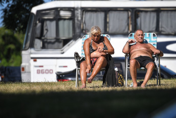 Buenos Aires, Argentina.- En las fotos tomadas el 30 de enero del 2024, muestra las calles de Buenos Aires en medio de la ola de calor que atraviesa el país. Este martes empezó una ola de calor en grandes zonas de la región centro y norte de la Argentina. Por lo que el país tendrá las temperaturas más altas de América durante los próximos días. Será un calor persistente, con noches por encima de los 30 grados, hasta el fin de semana.