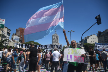 Buenos Aires, Argentina.- En las fotos tomadas el 24 de enero del 2024, manifestantes en la Plaza Congreso, con cortes parciales para el tránsito vehicular, en el marco del paro y movilización convocado por la CGT. Argentina vive su primera huelga general desde 2019, convocada por la principal central sindical del país, contra las amplias reformas impulsadas por el Gobierno del libertario Javier Milei.