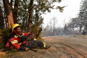 Chubut, Argentina.- En las fotos tomadas el 6 de febrero del 2024, muestra el incendio en el Parque Los Alerces, que avanza hacia Esquel, provocando la evacuación de forma preventiva de los vecinos de Río Percy, la parte alta de la Ciudad de Esquel. El incendio se inició el 25 de enero en el Parque Nacional Los Alerces y luego se extendió dentro de jurisdicción provincial, arrasando con más de 3.500 hectáreas de bosque nativo.