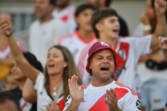 Buenos Aires, Argentina.- En las fotos tomadas el 18 de febrero del 2024, durante el partido River vs. Banfield, por el Grupo B de la Copa de la Liga en el Monumental. River y Banfield igualaron 1 a 1. Braian Galván y Pablo Solari marcaron los goles del encuentro.