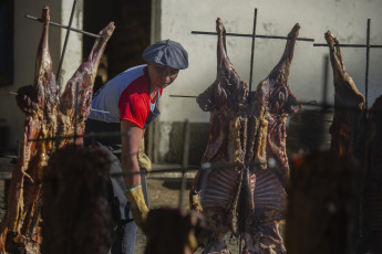 Chubut, Argentina.- En las fotos tomadas el 4 de febrero del 2024, turistas nacionales y extranjeros disfrutaron de la segunda jornada de la tradicional Fiesta Nacional del Asado en la localidad chubutense de Cholila, donde el sol, una de las mejores carnes argentinas, la música y la alegría de la gente se reunieron en torno a la celebración.