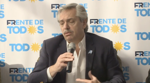 Alberto Fernández brinda conferencia de prensa en Olivos tras elecciones PASO en 2019