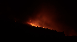 Incendios forestales afectan la zona de El Bolsón en la Patagonia argentina